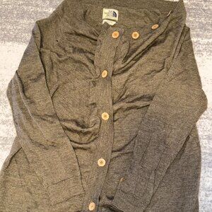 The North Face 100% Wool Hideaway Sweater Cardigan XL